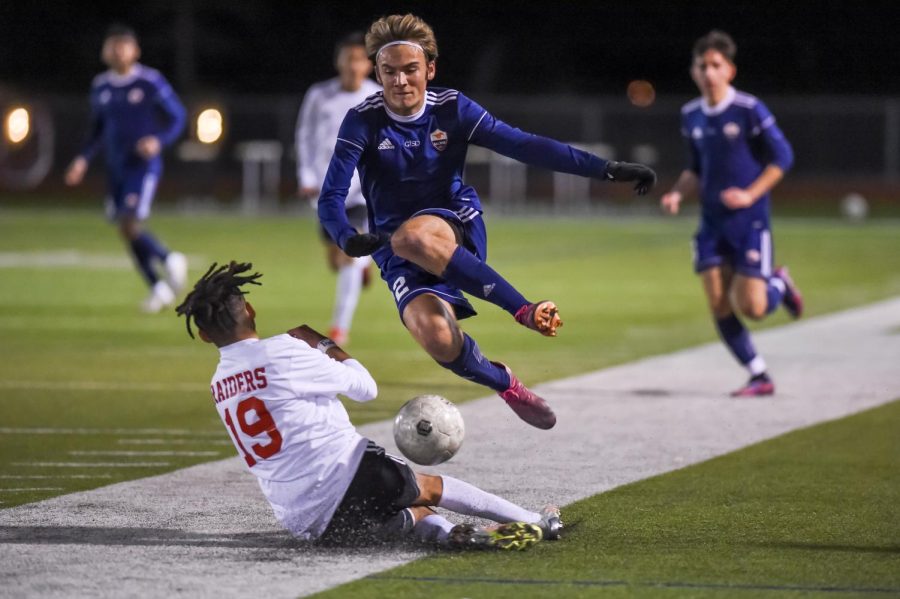 Second team all district senior Nathan Frost 
